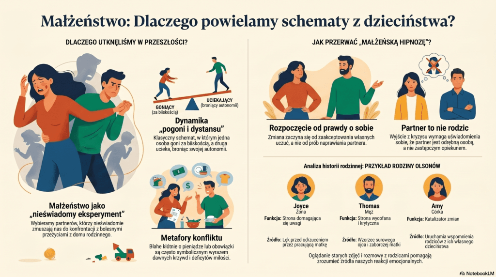 terapia par pogoń i ucieczka infografika